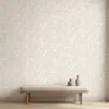 Alabaster Frost Abstract Brushstroke Texture Wallpaper