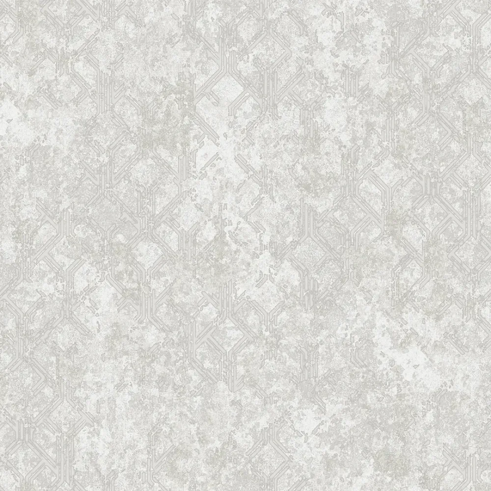 Arctic Nexus Industrial Geometric Wallpaper