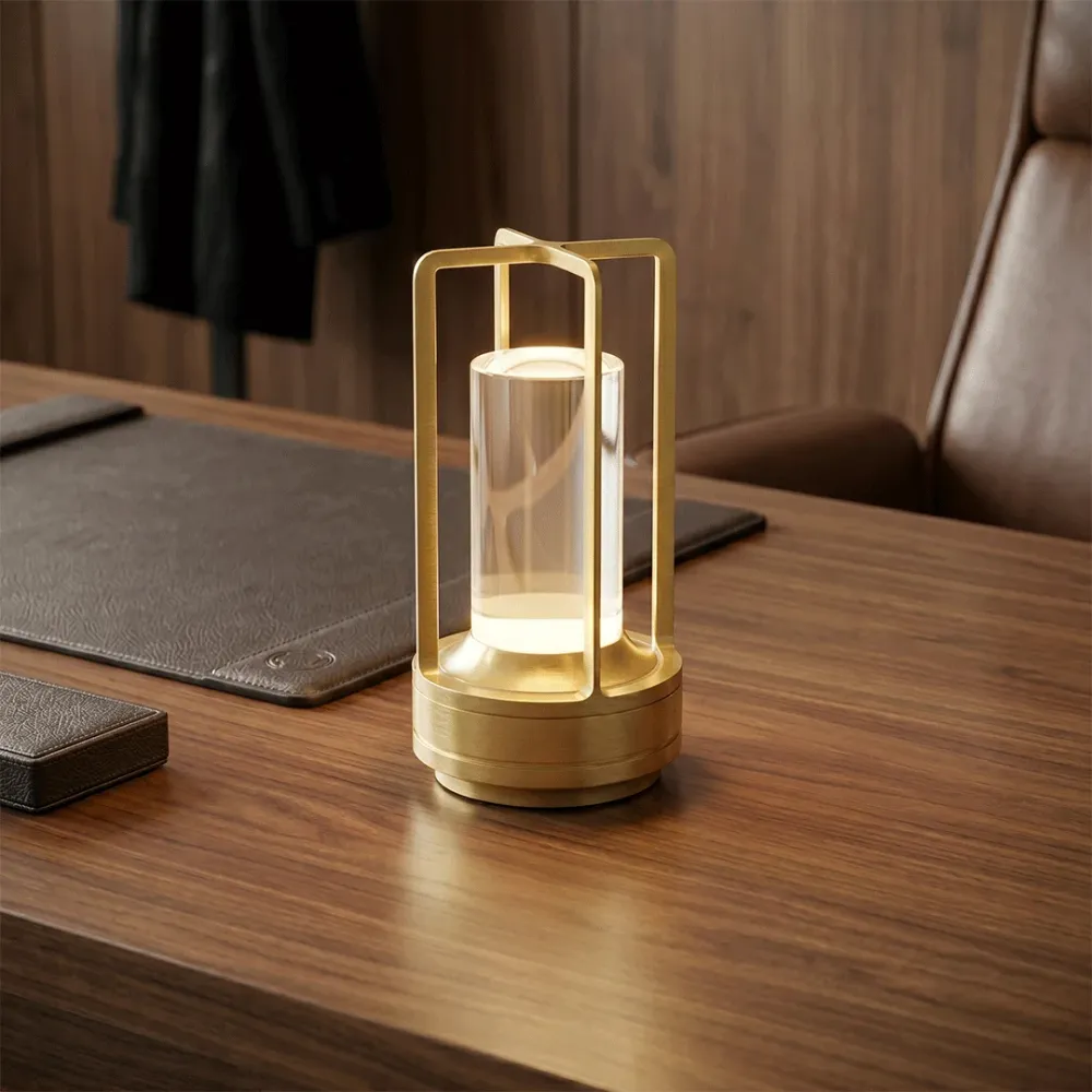 Aurum Crystal Rechargeable Table Lamp 