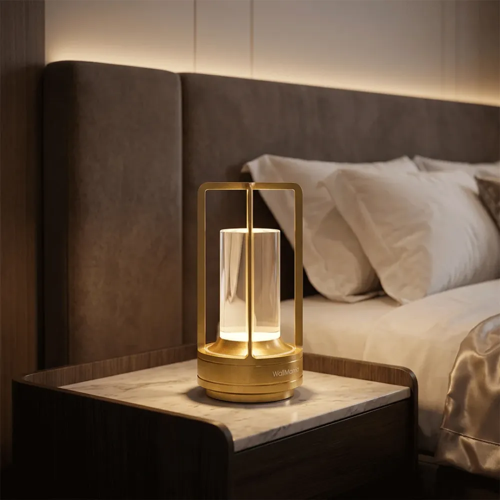 Aurum Crystal Rechargeable Table Lamp 