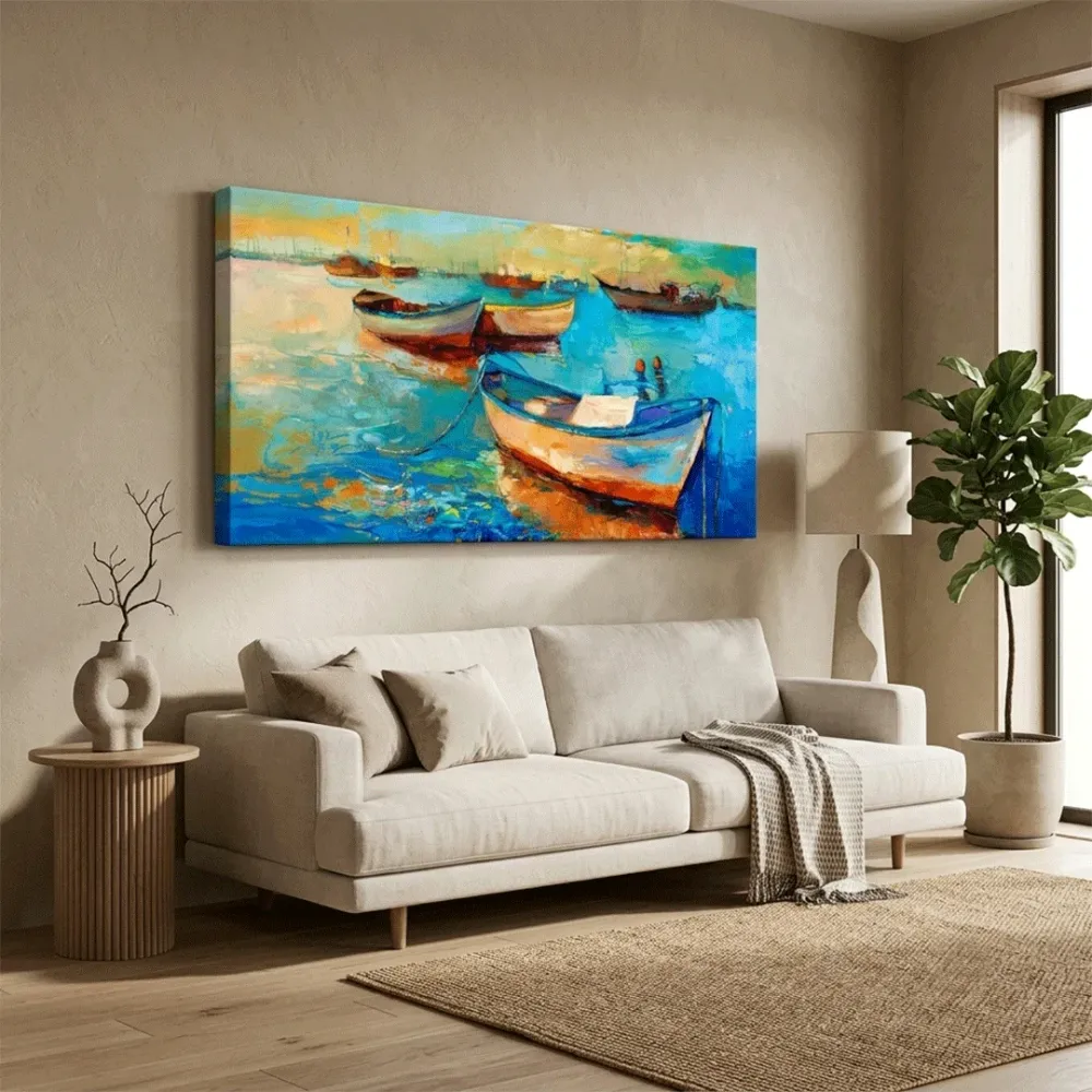 Beautiful Batch Scenery Canvas Printed Painting With Frame