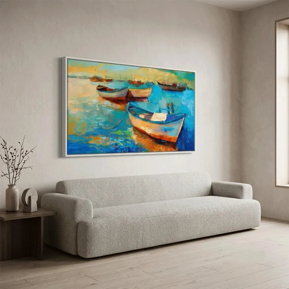 Beautiful Batch Scenery Canvas Printed Painting With Frame