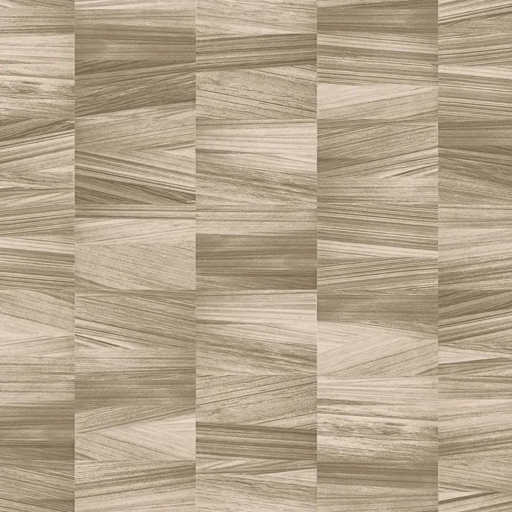 Desert Oak Geometric Wallpaper 