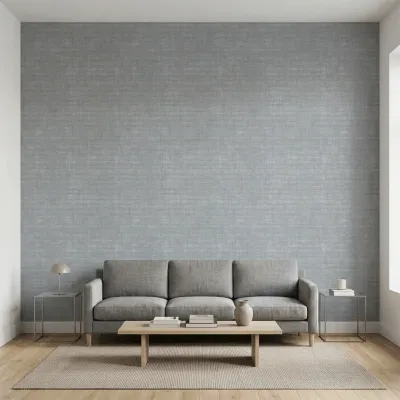 Dusty Blue Crosshatch Texture Wallpaper