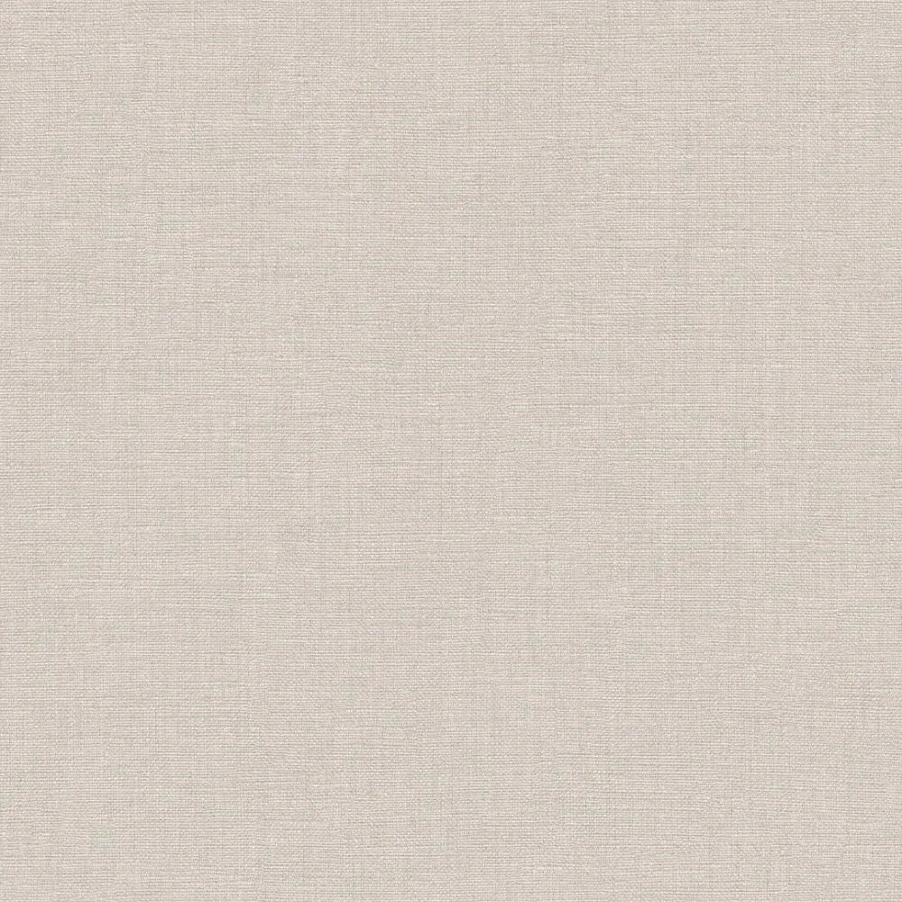 Elegant Linen Texture Vinyl Wallpaper Beige