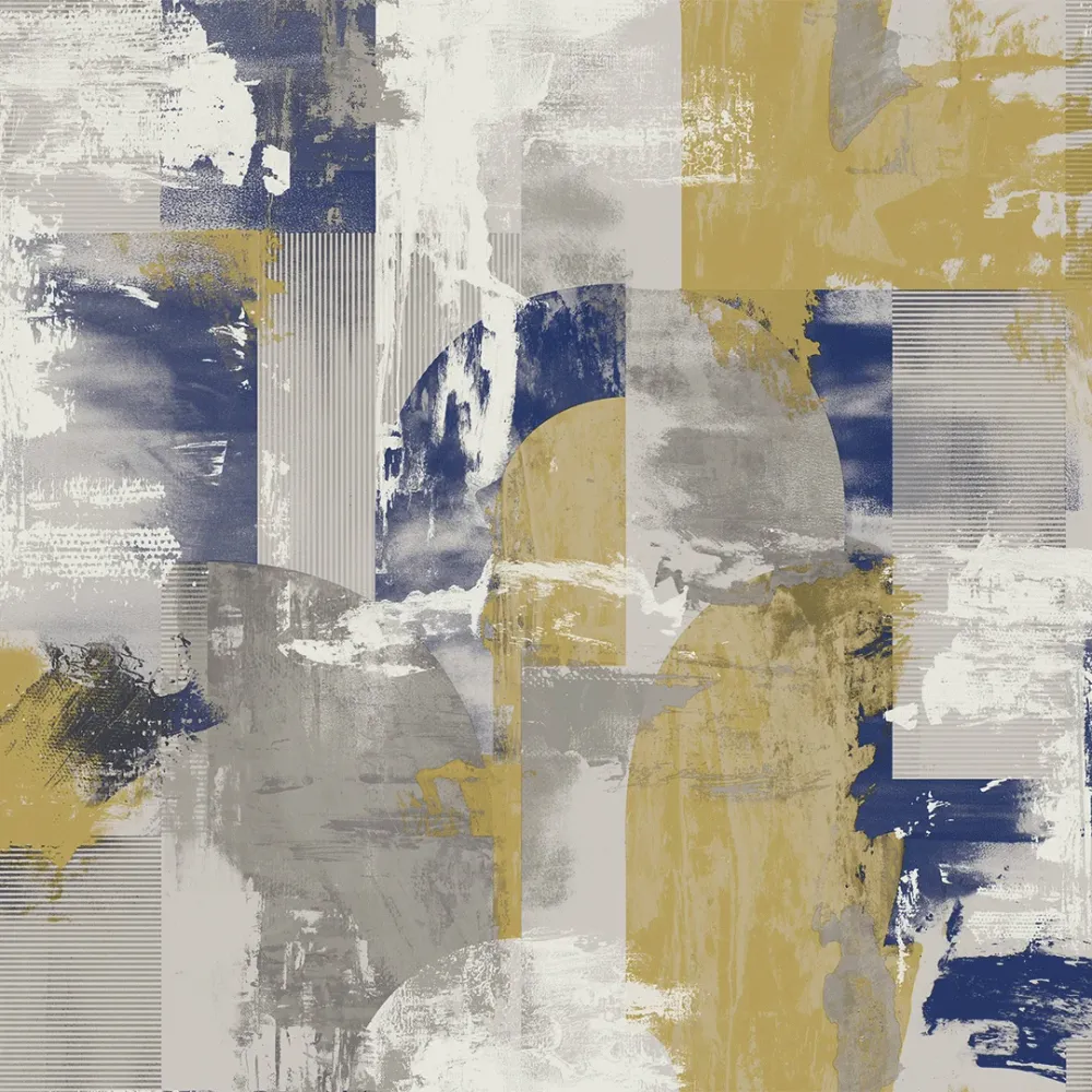Golden Horizon Abstract Wallpaper 