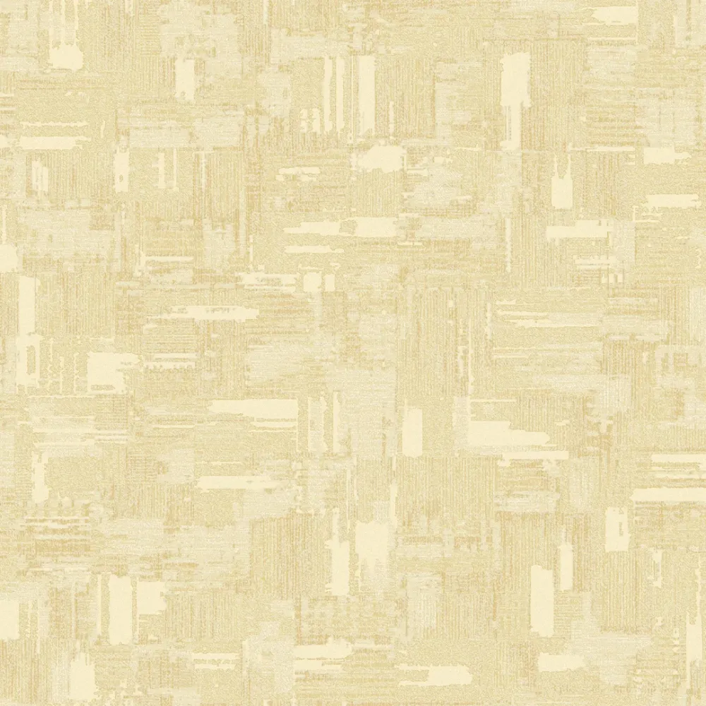 Golden Ivory Abstract Brushstroke Texture Wallpaper