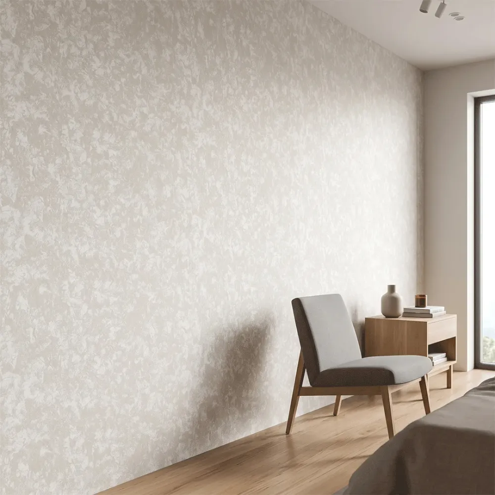 Grey Textured Wallpaper | Subtle Abstract Concrete Effect Wall Covering