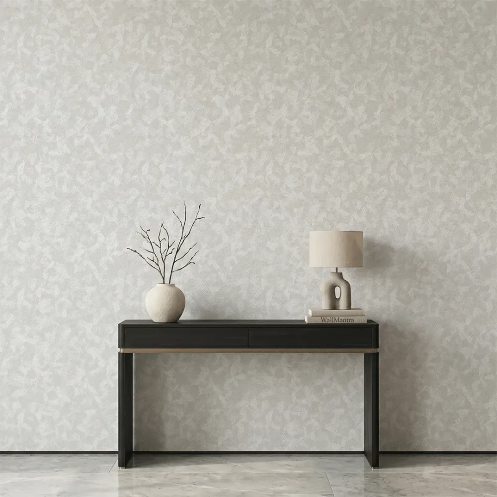 Ivory Facet Geometric Texture Wallpaper