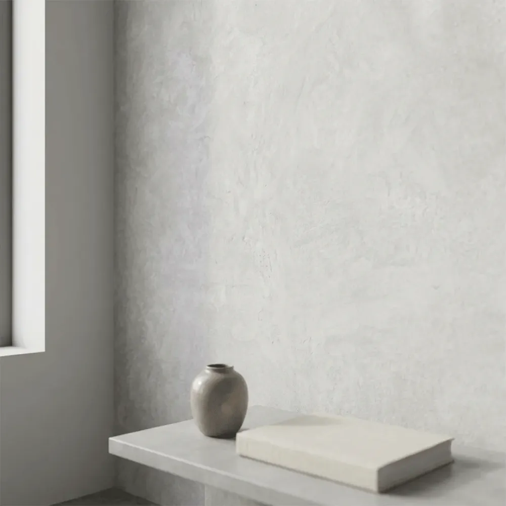 Light Grey Concrete Texture Plain Wallpaper