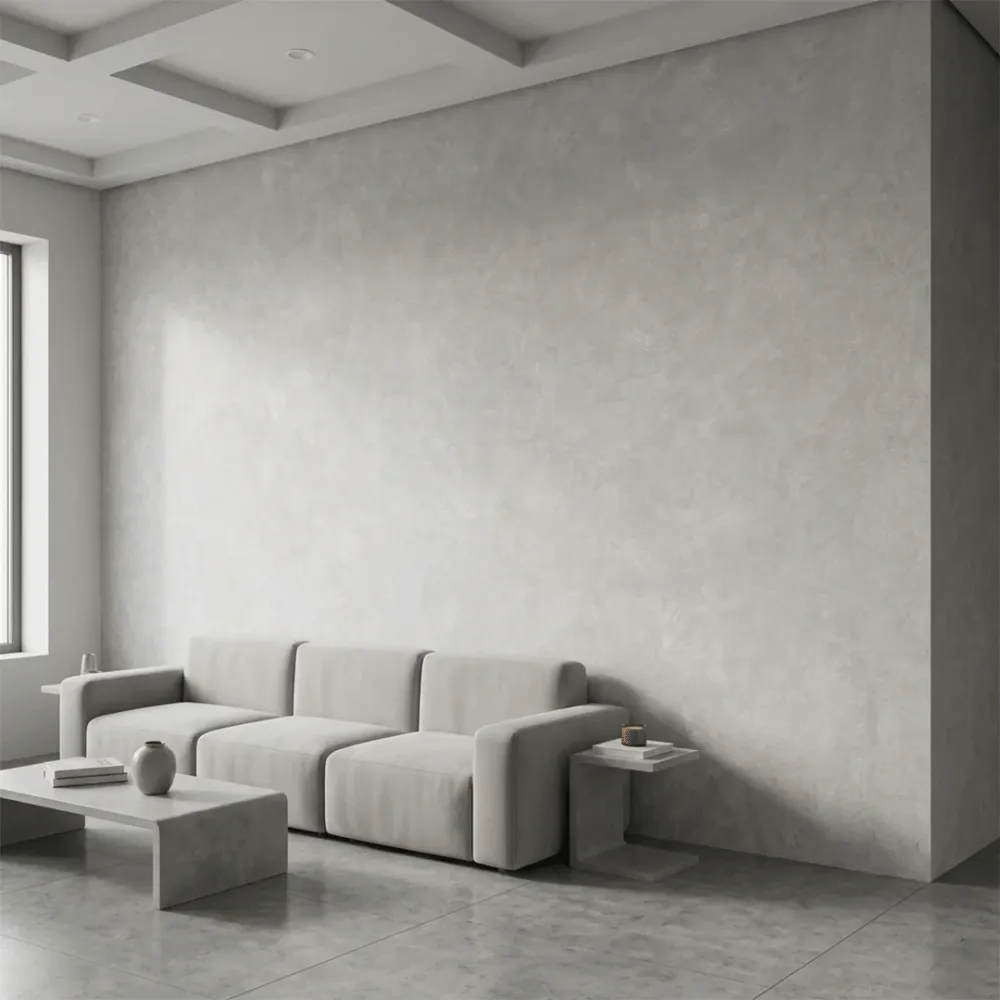 Light Grey Concrete Texture Plain Wallpaper