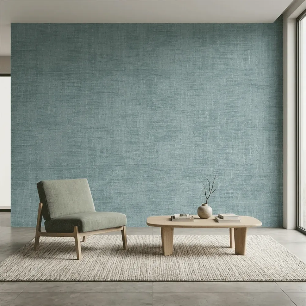Luxe Linen Texture Wallpaper – Multi-Tone Elegance Sage Mist 
