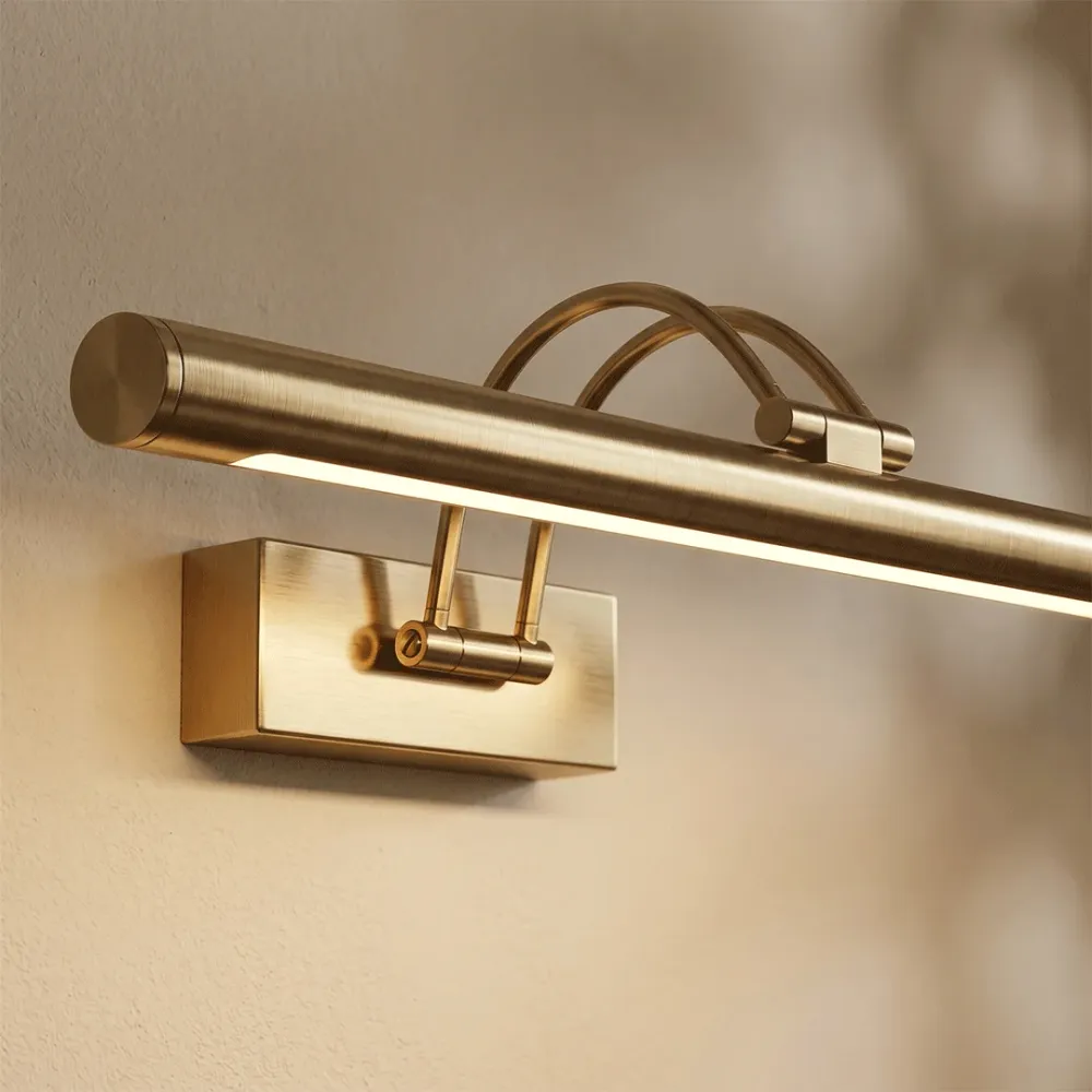 Luxury Brass Picture Light for Paintings & Wall Art 