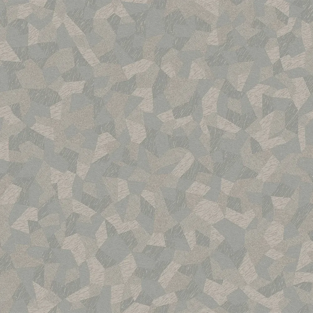 Mist Blue Facet Geometric Texture Wallpaper