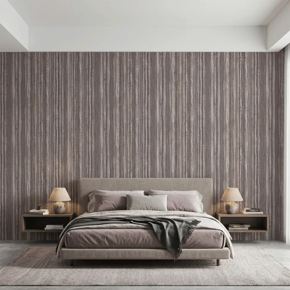 Mocha Mineral Strata Wallpaper 