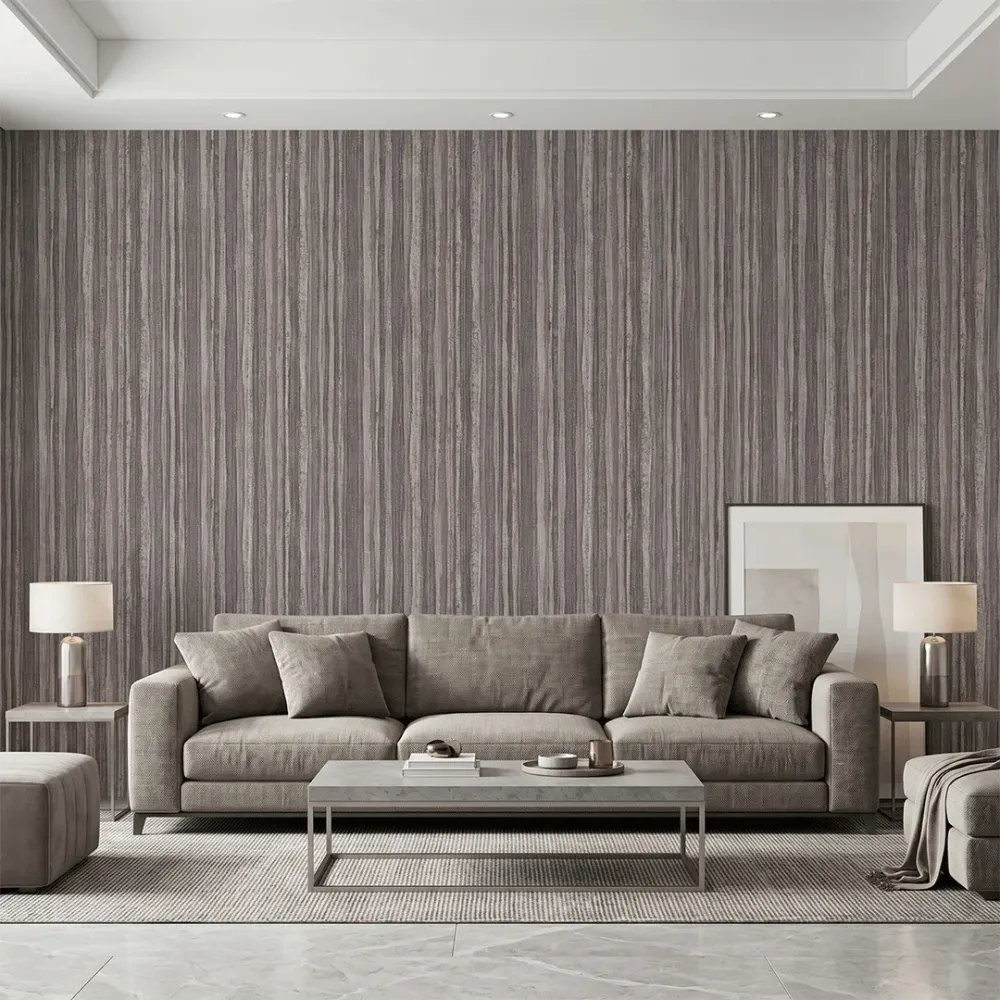 Mocha Mineral Strata Wallpaper 