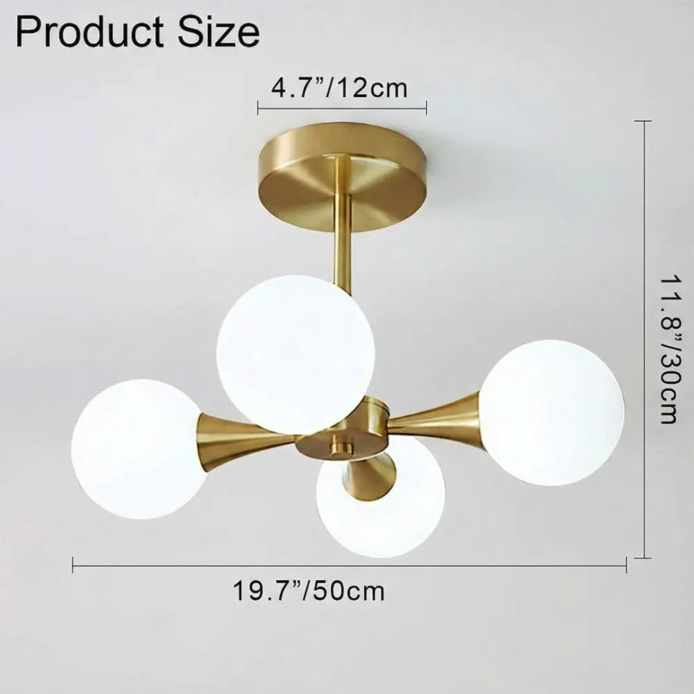 Modern Globe Cluster Chandelier 