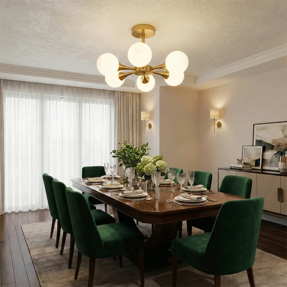 Modern Globe Cluster Chandelier 