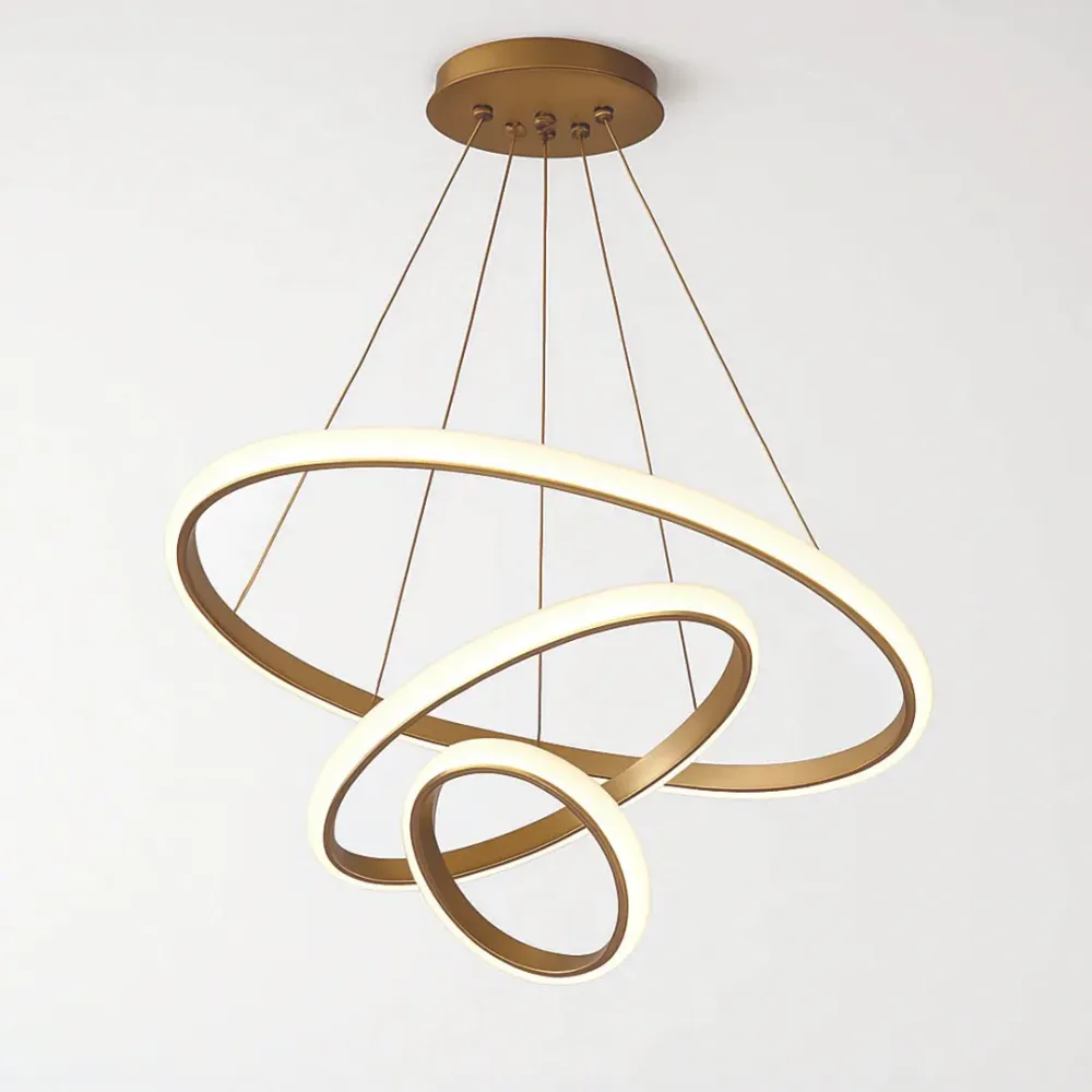 Modern Spiral Loop LED Chandelier 