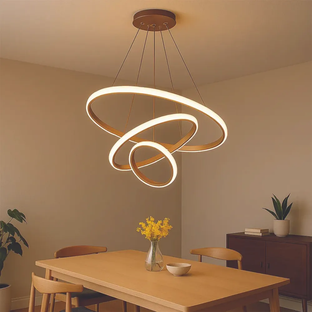Modern Spiral Loop LED Chandelier 