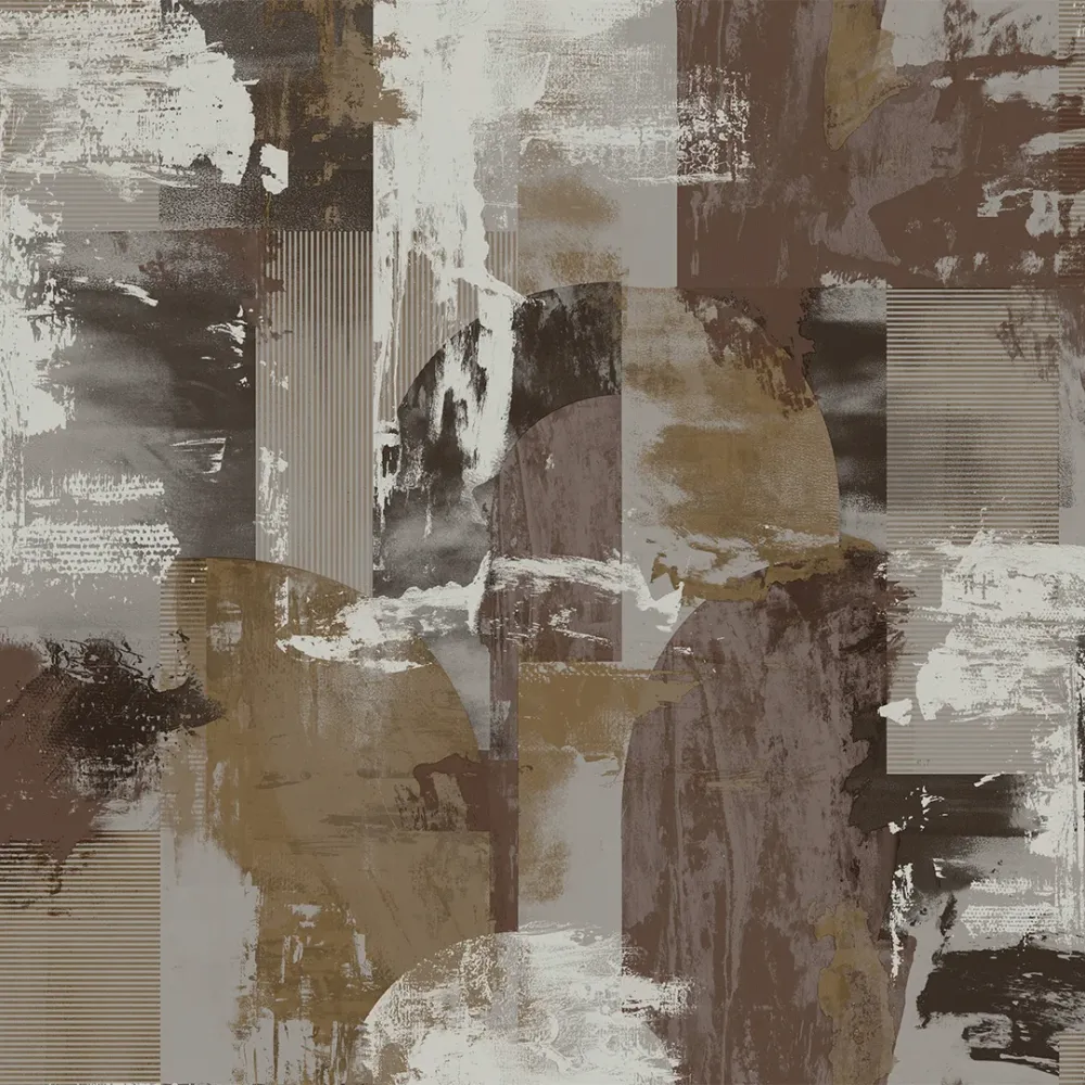 Mystique Brown Abstract Wallpaper 