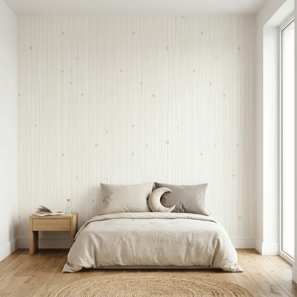 Pastel Stripe Kids Wallpaper | Dream World Collection