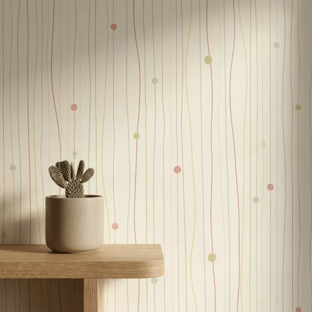 Pastel Stripe Kids Wallpaper | Dream World Collection