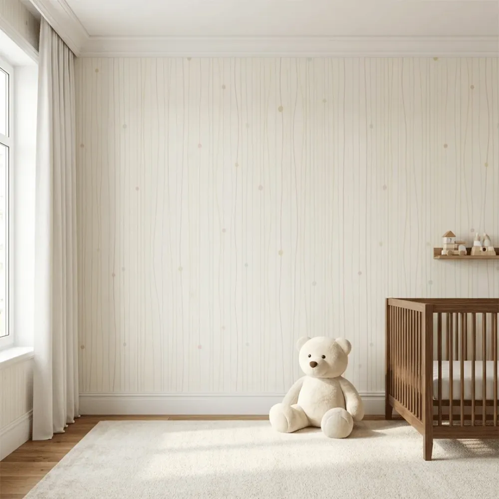 Pastel Stripe Kids Wallpaper | Dream World Collection