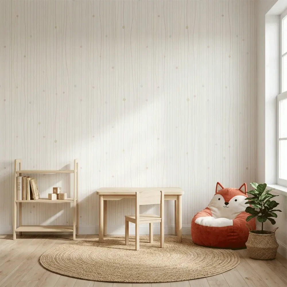 Pastel Stripe Kids Wallpaper | Dream World Collection