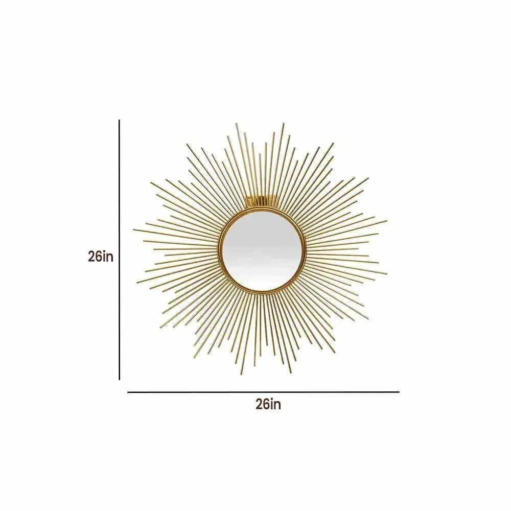Rays Of The Sun Designer Metal Wall Art