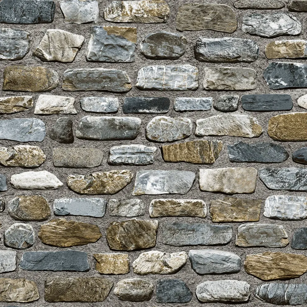 Riverstone Grey Wall Wallpaper 