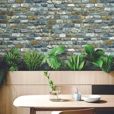 Rustic Stone Texture Wallpaper for Walls