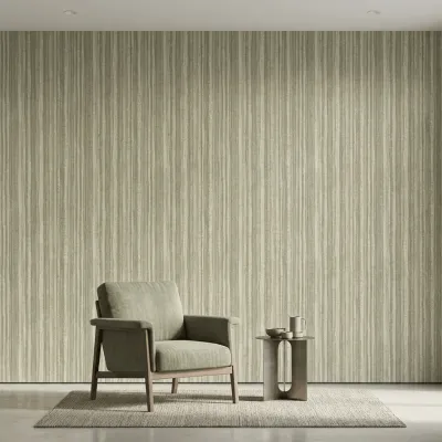 Sage Limestone Strata Wallpaper