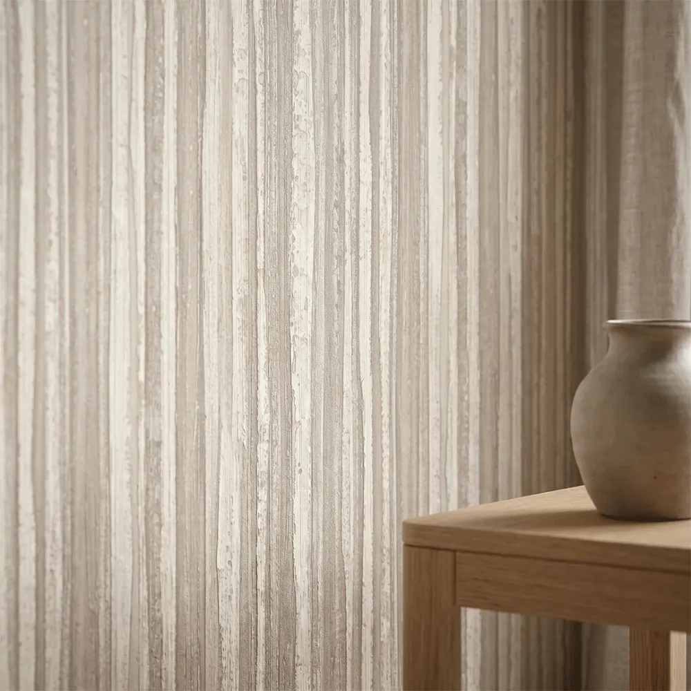 Sandstone Veil Strata Wallpaper 