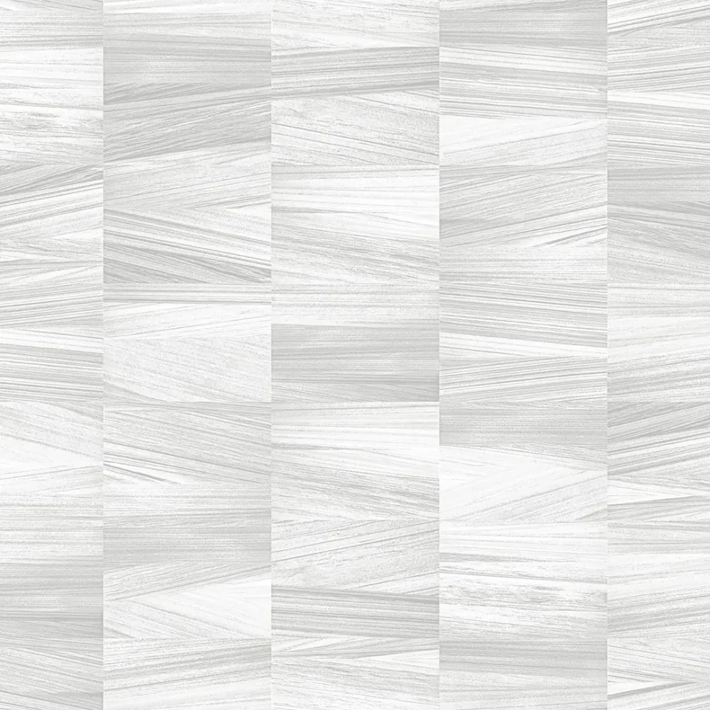 Silver Weave Geometric Wallpaper 