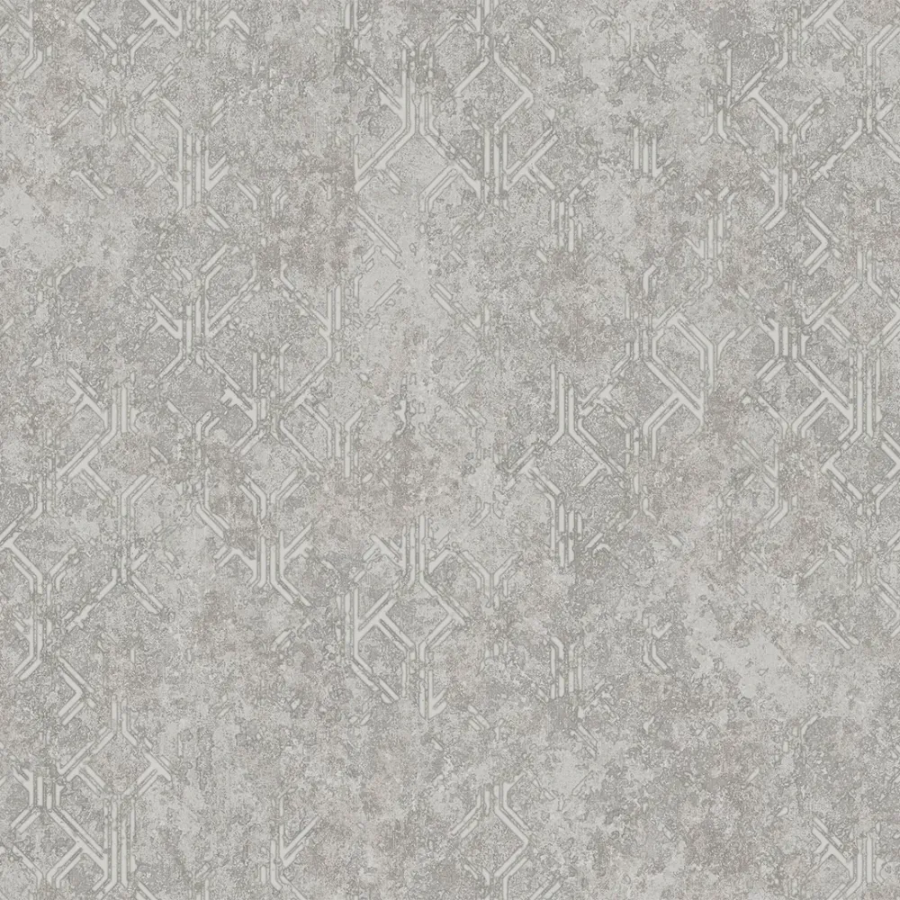 Stone Alloy Industrial Geometric Wallpaper