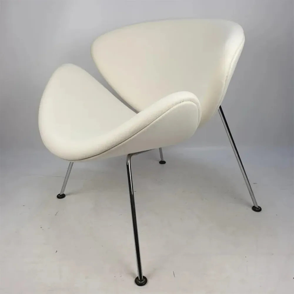 Vintage Lounge Chair Orange Slice Design by WallMantra