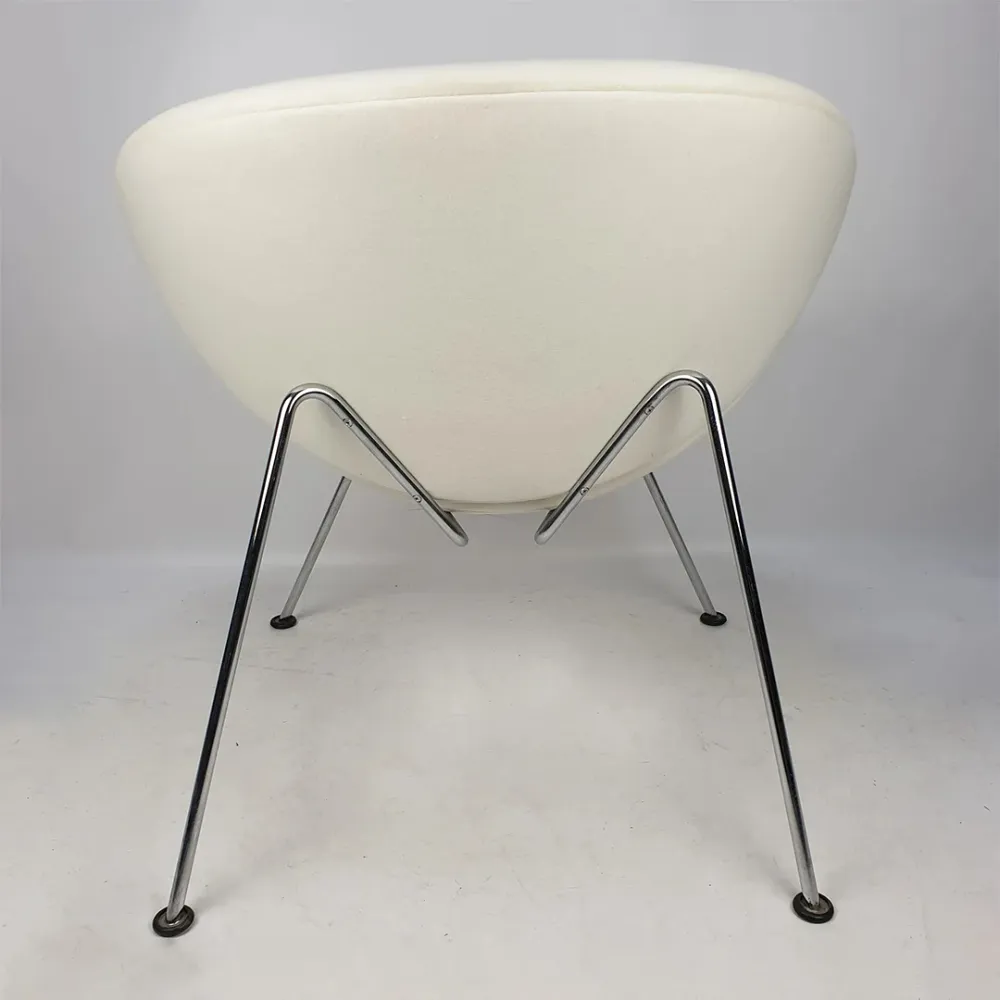 Vintage Lounge Chair Orange Slice Design by WallMantra