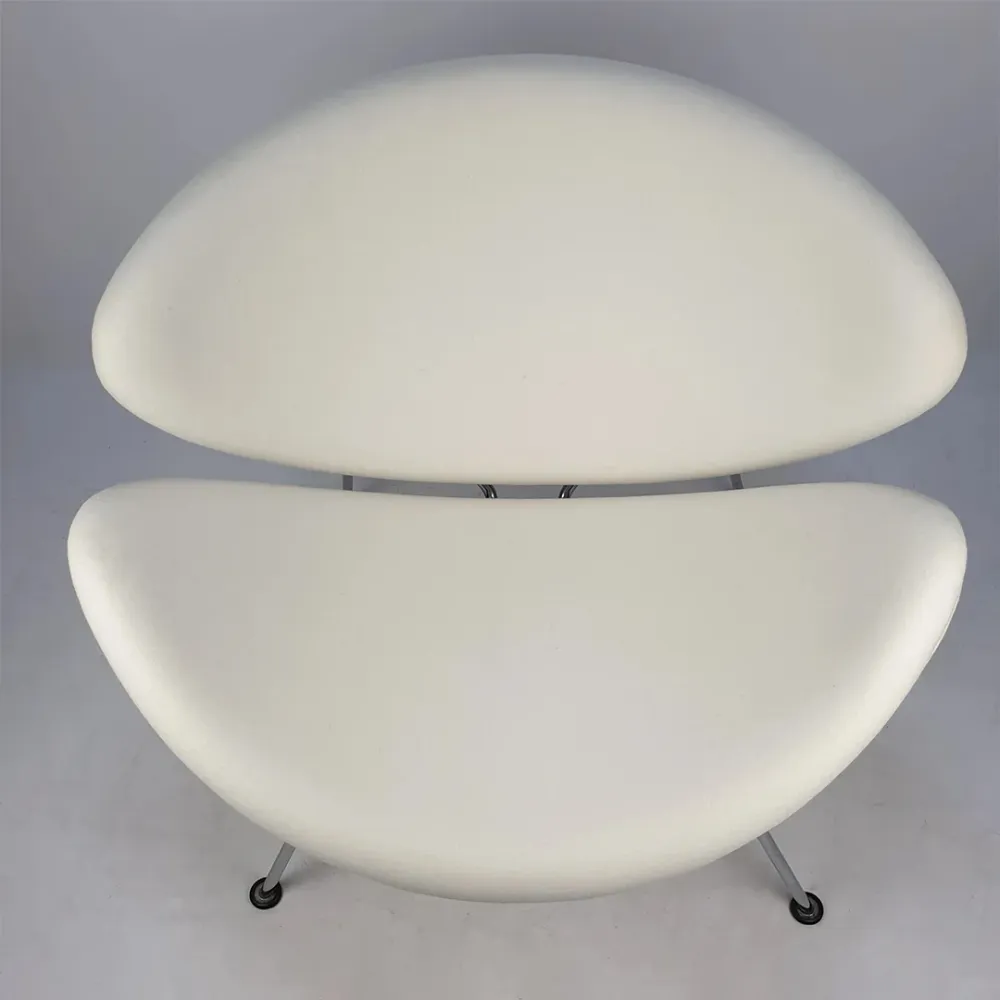 Vintage Lounge Chair Orange Slice Design by WallMantra