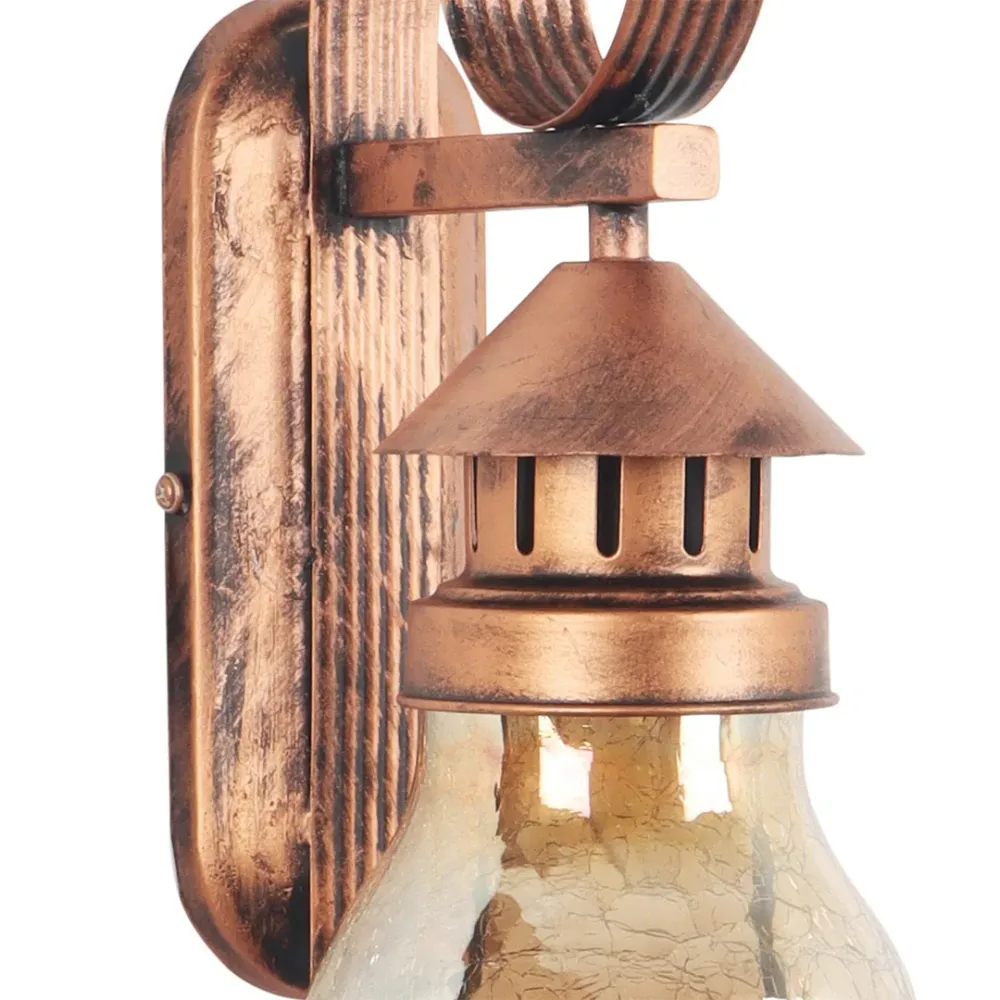 Vintage Traditional Bronze Wall Sconce