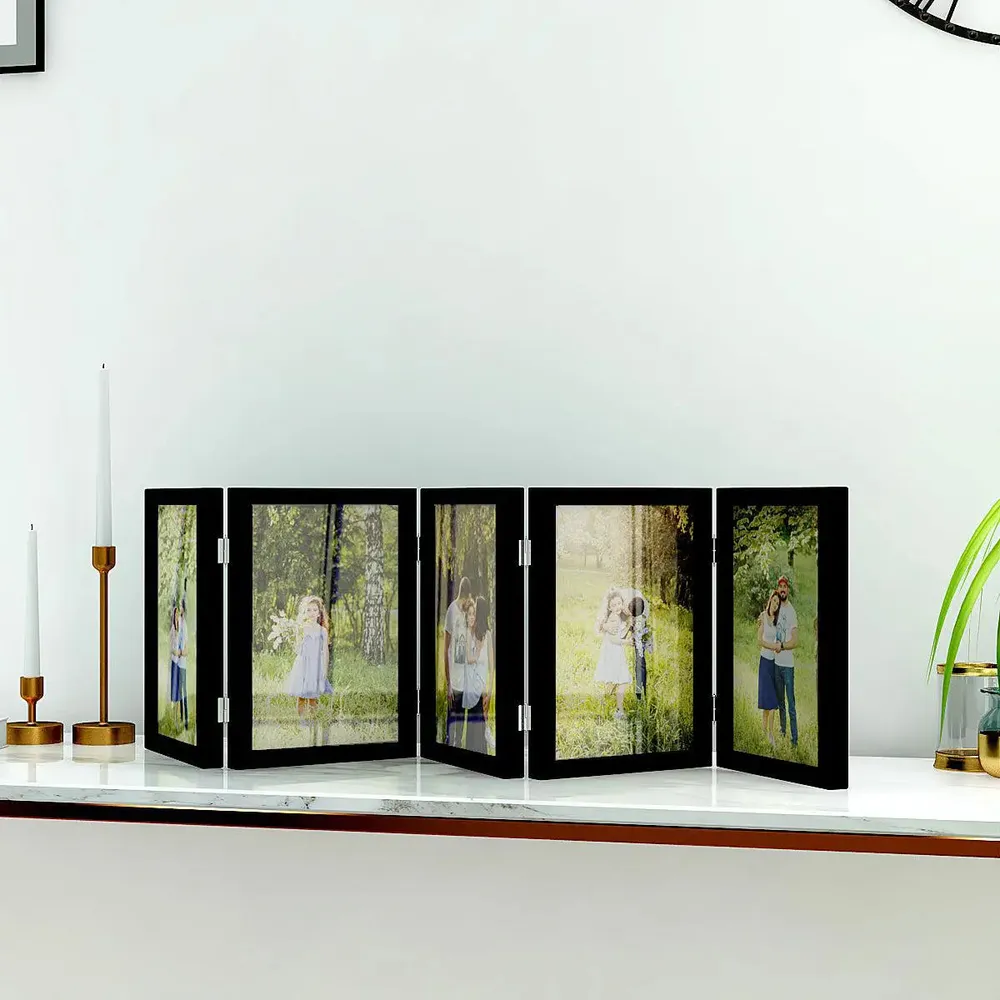 5x7 inch Chic Wooden Collage Picture Frame - 5 Frames