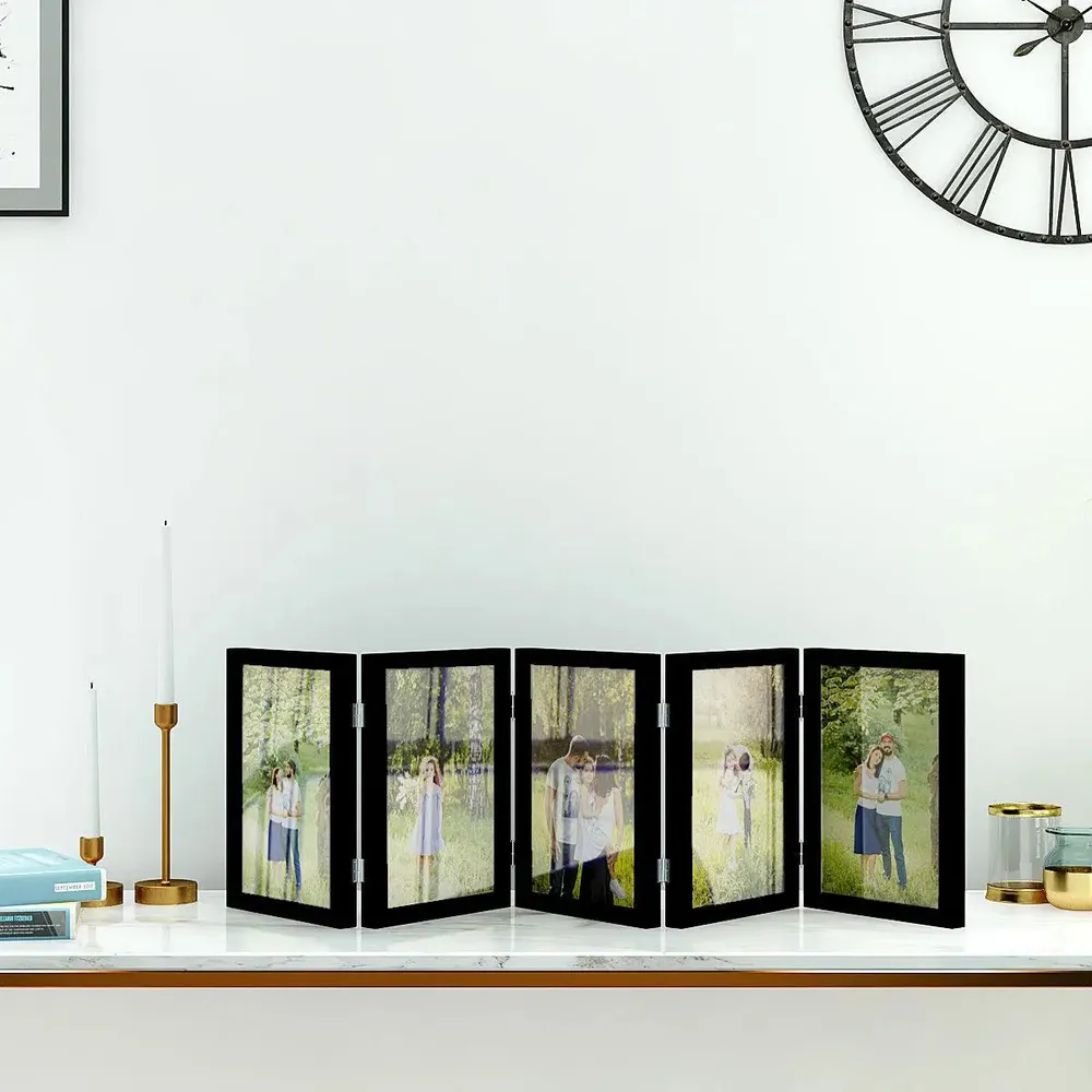 5x7 inch Chic Wooden Collage Picture Frame - 5 Frames