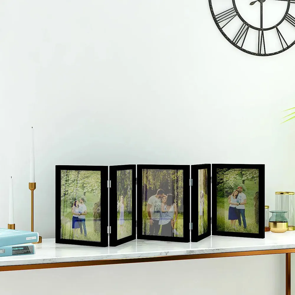 5x7 inch Chic Wooden Collage Picture Frame - 5 Frames