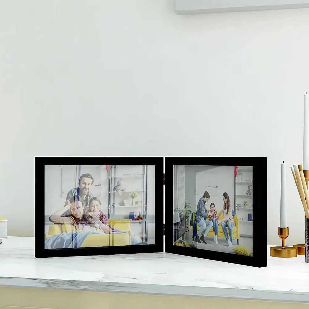 7x5 inch Chic Wooden Collage Picture Frame - 2 Frames