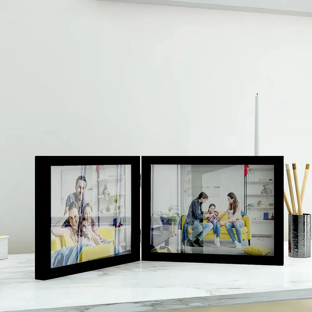 7x5 inch Chic Wooden Collage Picture Frame - 2 Frames