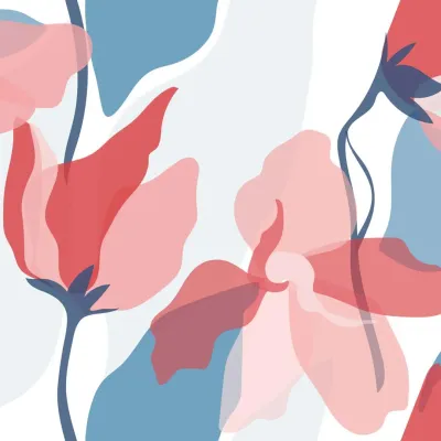 WallMantra Abstract Bloom Premium Quality Wallpaper