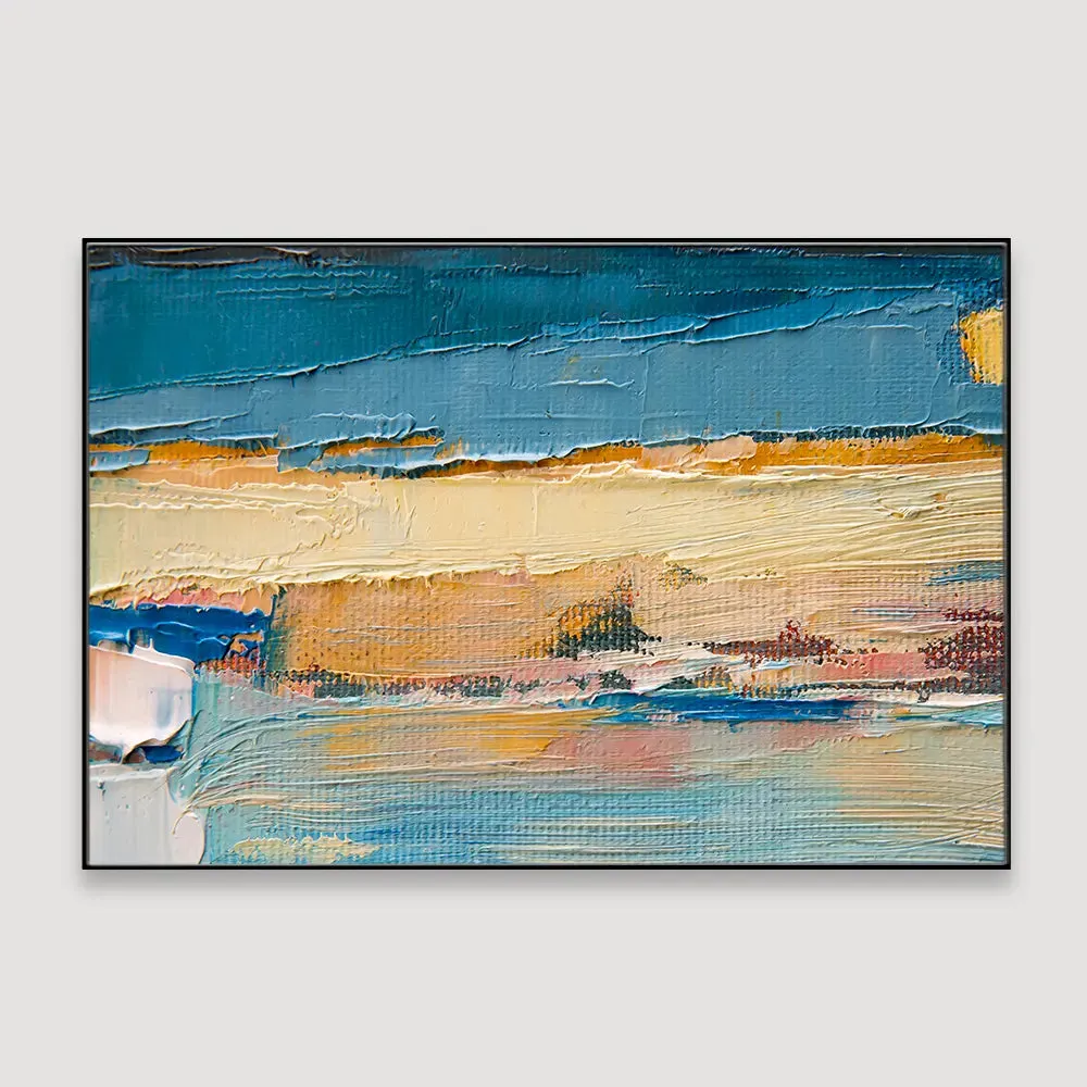 Abstract contemporary Framed Wall Art With Frame