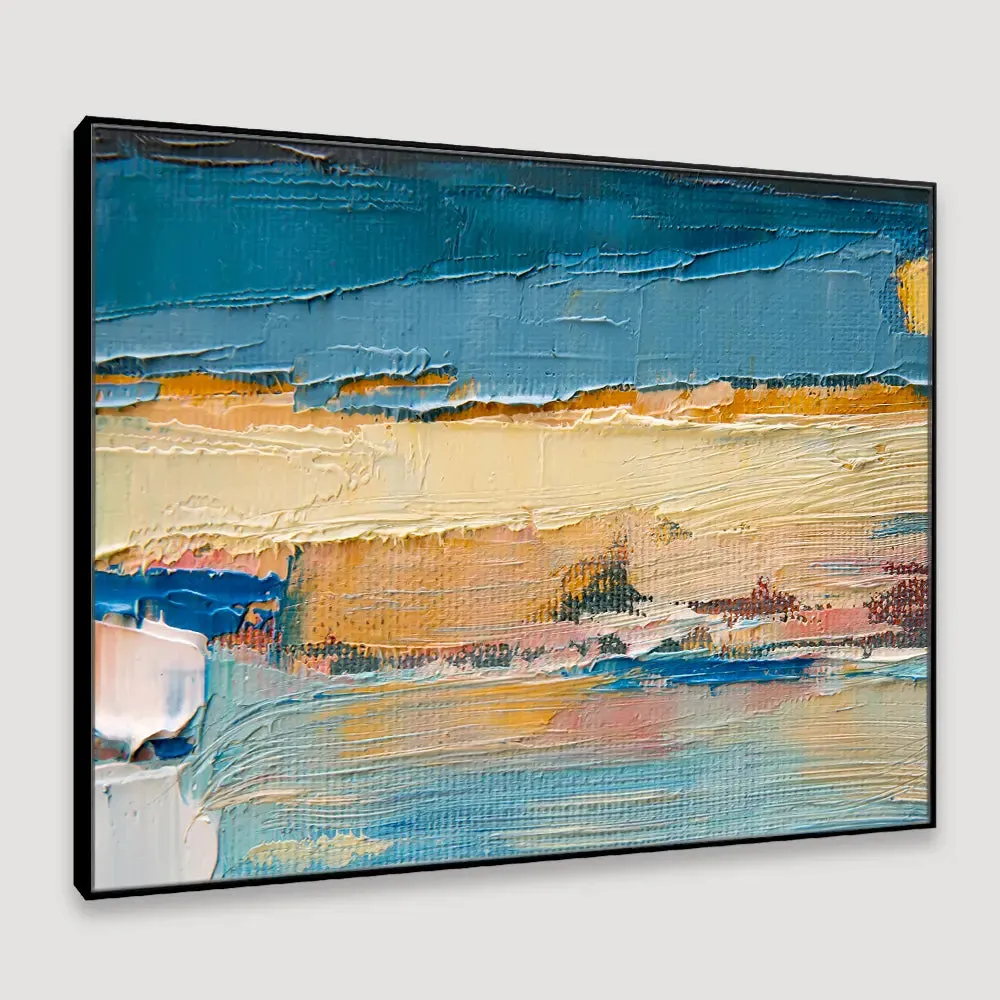 Abstract contemporary Framed Wall Art With Frame