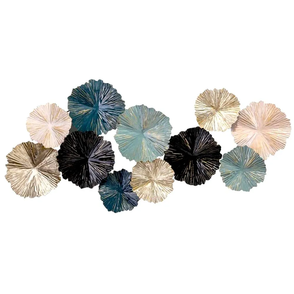 Abstract Floral Large Metal Wall Art