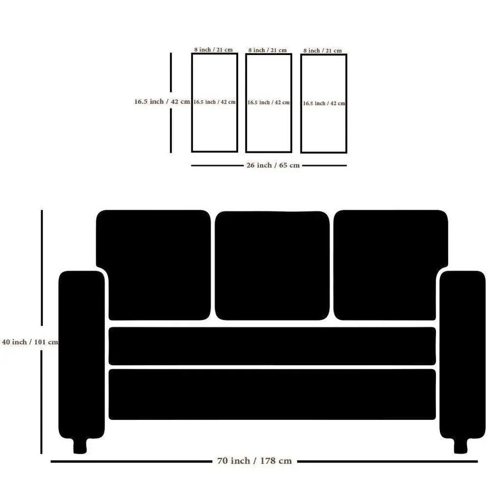 Abstract Flower Framed Wall Paintings Set of 3 with Break Resistant Clear Acrylic Glass